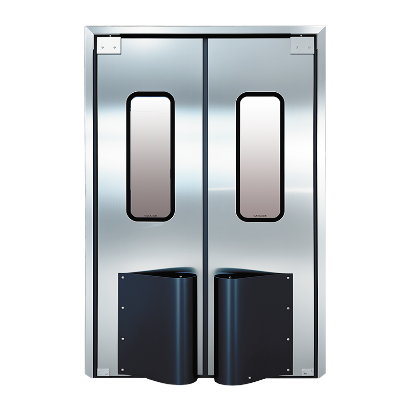 Puerta contra la colisión bidireccional de acero inoxidable