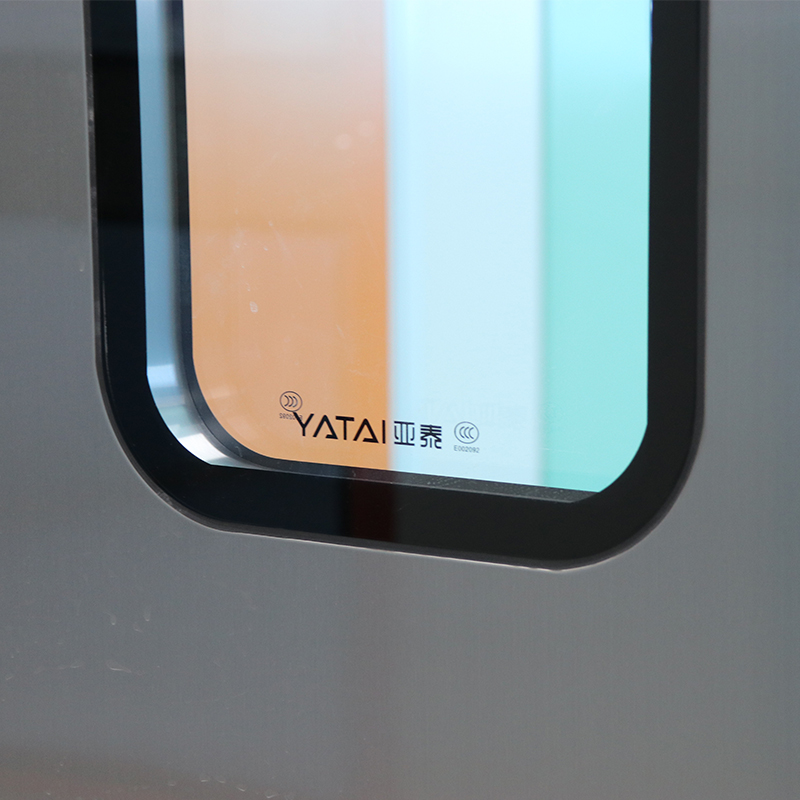 Puerta contra la colisión bidireccional de acero inoxidable