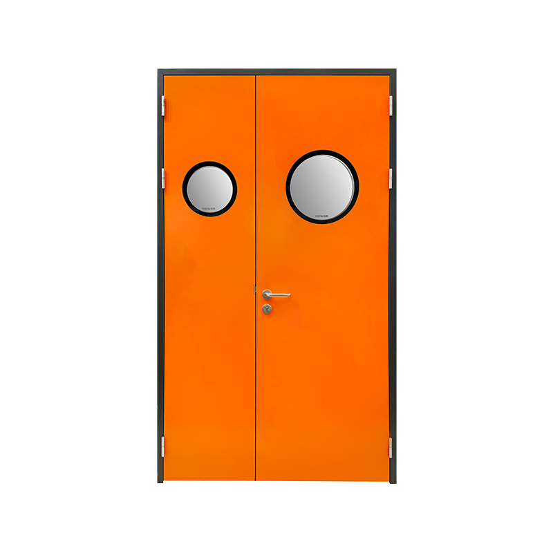 Puertas de metal de la sala del hospital