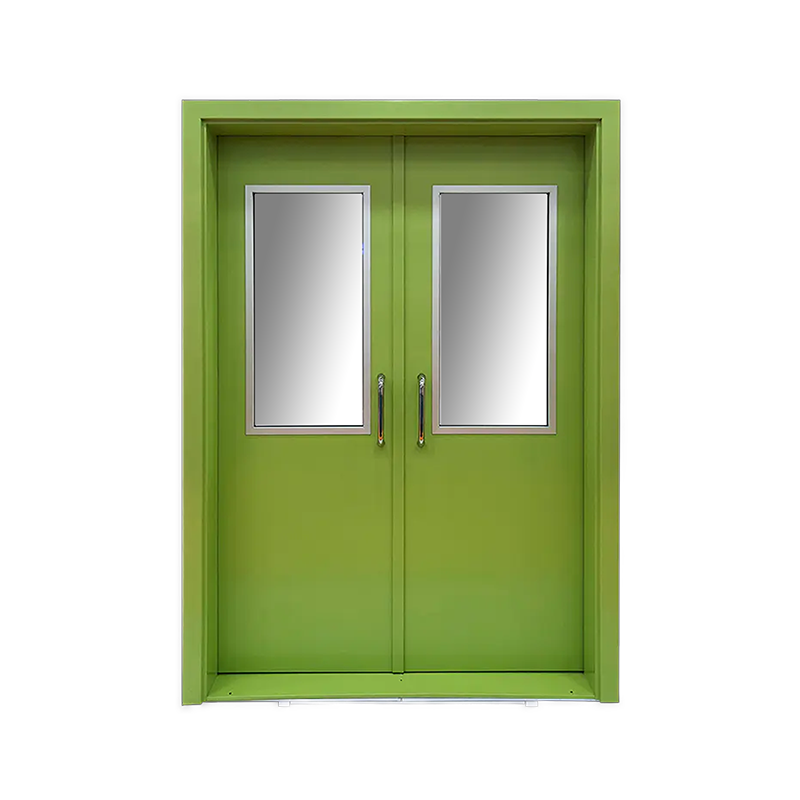 Puertas de metal de la sala del hospital