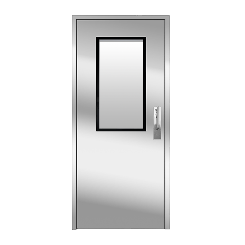 Puerta limpia de acero inoxidable de marco plano