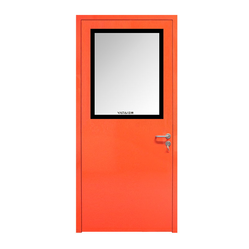 Puerta limpia de acero tipo marco rodeado