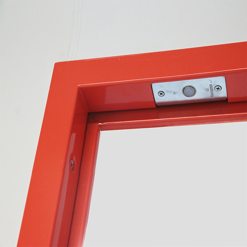 Puerta limpia de acero tipo marco rodeado