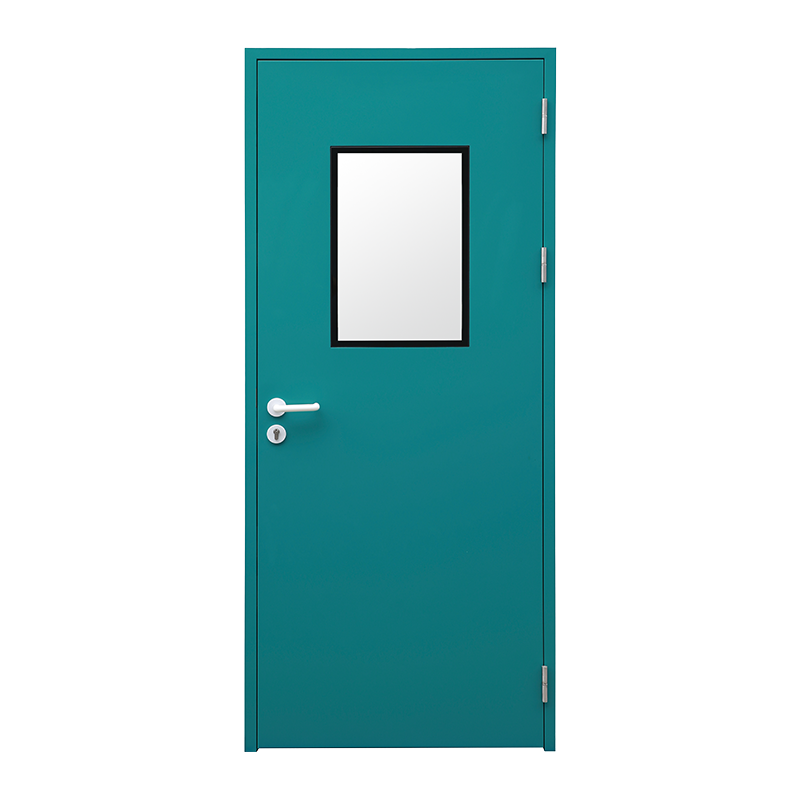 Puerta limpia de acero pintado de marco plano