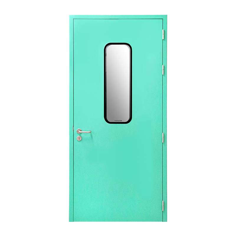 Puerta limpia de acero pintado de marco plano