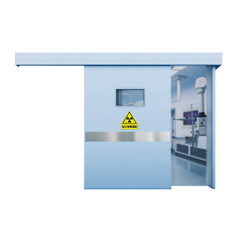 Puerta corredera automática a prueba de radiación