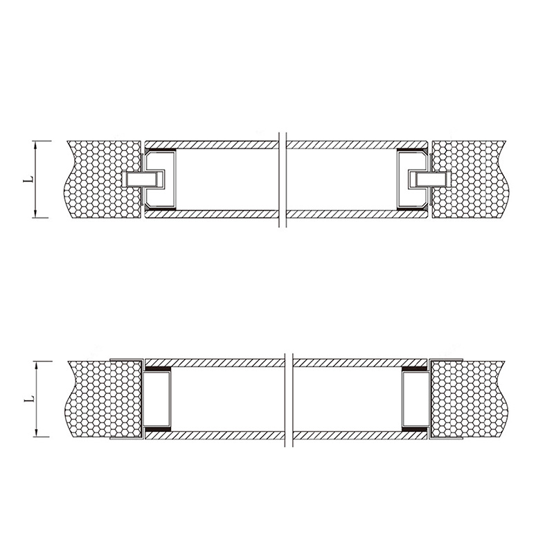 Ventana de sala limpia de vidrio de doble capa hueca